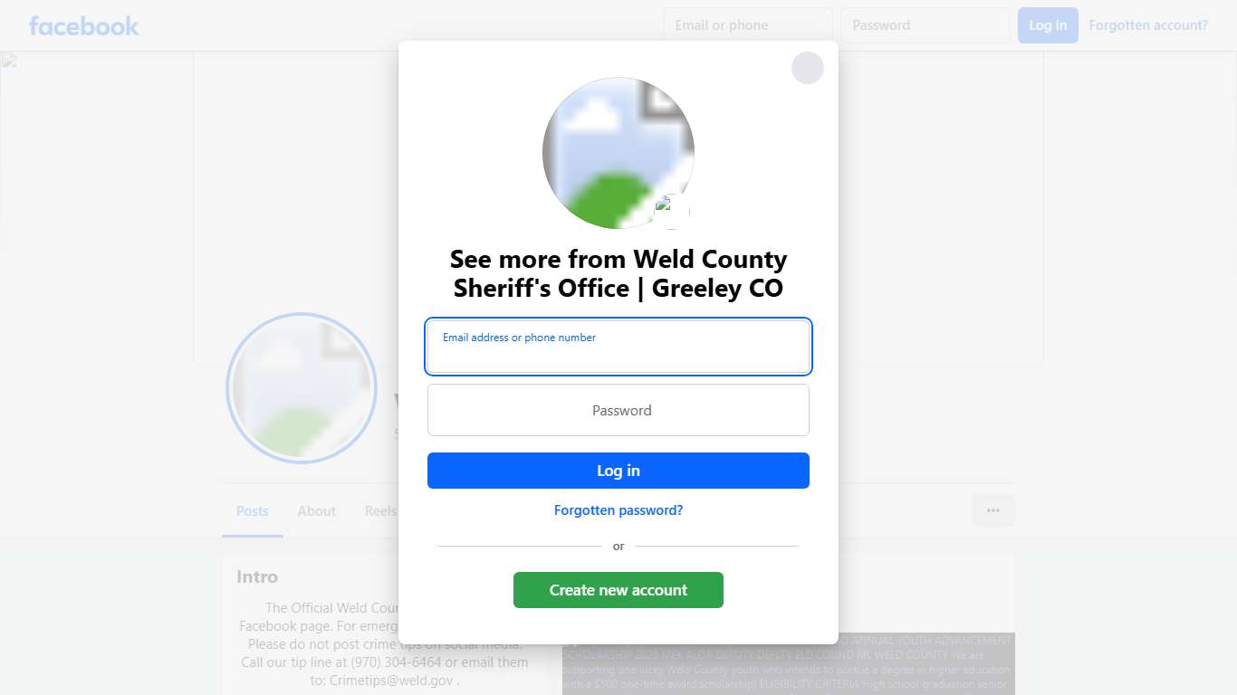 Weld County Sheriff's Office Greeley CO Facebook